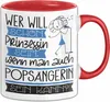 Popsängerin Tasse Geschenk Spruch Wer Will Schon Prinzessin Produktbild-Vorschau 1
