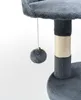 lionto Kratzbaum für Katzen 112 cm hoch, mit Höhle, Produktbild-Vorschau 5