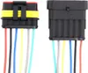 6-pin Verbindungsstecker wasserdicht, Stecker und Fassung Produktbild-Vorschau 4