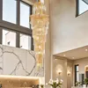WISFOR 120/140cm plafoniere a spirale gocce di cristallo a Anteprima dell’immagine prodotto 13