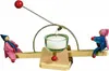 A candle-powered kinetic sculpture with two figures on a seesaw. Anteprima dell’immagine prodotto