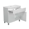 Waschbecken mit Unterschrank Badmöbel MDF 80 Gäste WC Produktbild-Vorschau 7