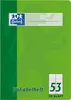 A green notebook cover with the Oxford logo and product details. Produktbild-Vorschau