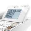 A close-up shot of a white Geemarc amplified phone, showing its screen and keypad. Anteprima dell’immagine prodotto