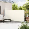 vidaXL Seitenmarkise Ausziehbar 180x514 cm Creme Produktbild-Vorschau 3