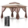 LEADZM 3.3 x 3.3 x 2.65M Pavillon Faltpavillon Gartenzelt Produktbild-Vorschau 3