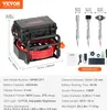A product image showing a pipe inspection camera system with its accessories and specifications. Podgląd zdjęcia produktu