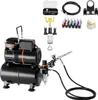 SucceBuy set aerografo 1/6 hp con compressore d'aria e Anteprima dell’immagine prodotto 1