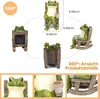Gartendeko, Frosch-Gartenstatue, Solar Außenbeleuchtung, Produktbild-Vorschau 3
