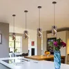 Lampa wisząca LED ZMH do stołu w jadalni, szklana, Podgląd zdjęcia produktu 4