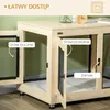 Klatka dla psa PawHut z 2 drzwiami, zmywalna poduszka, Podgląd zdjęcia produktu 5