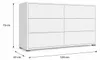 ELVORA DESIGNE Kommode ORSINA 120x73x41 cm, 6 Schubladen, Produktbild-Vorschau 4