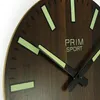 PRIM Luminescent Sport II Wanduhr Holz lautlos Braun/Weiß Produktbild-Vorschau 4