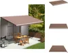 vidaXL Markisenbespannung Braun 6x3,5 m -  Markisen Produktbild-Vorschau 1