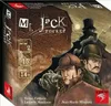 The image shows the front of a board game box, featuring illustrations of characters and the game title. It also displays game statistics like player count, age rating, and playtime. Produktbild-Vorschau