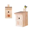 BigDean 2x Nistkasten für Meisen & Kleinvögel - Vogelhaus Produktbild-Vorschau 5
