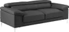 Ledersofa 3-Sitzer - Anthrazit - SOLANGE Produktbild-Vorschau 3