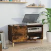 vidaXL Mobile a ripiani in rovere affumicato 84,5x38x48 cm Anteprima dell’immagine prodotto 2