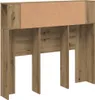vidaXL Kopfteil mit Ablagen Artisan-Eiche 120x19x104,5cm Produktbild-Vorschau 6