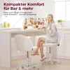 COMHOMA Homeoffice Stuhl, Schminkstuhl, Schreibtischstuhl Produktbild-Vorschau 3