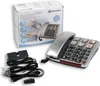 amplicomms BIGTel 40 plus, Großtastentelefon Silber Produktbild-Vorschau 5