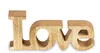 levandeo 3er Set Schriftzug Holz Love Home Relax Natur Produktbild-Vorschau 2