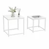 Couchtisch Set 2er Satztisch Beistelltisch eckig Nesting Produktbild-Vorschau 1