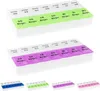 2x WELLGRO® Tablettenbox für 7 Tage - je 2 Fächer pro Tag, Produktbild-Vorschau 2