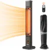 Outsunny Infrarot Heizstrahler 2000W Carbonfaser Produktbild-Vorschau 1