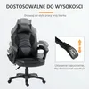 Fotel biurowy HOMCOM z funkcją masażu i 6 punktami Podgląd zdjęcia produktu 5