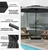 Slunečník COSTWAY φ300 cm odolný proti větru, zahradní Náhled obrázku produktu 7