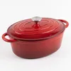 Emaillierter Gusseisen Bräter 3,5 L oval mit Deckel – Produktbild-Vorschau 9