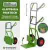Sackkarre Stahl 200 kg 112,5 cm Höhe große klappbare Produktbild-Vorschau 8
