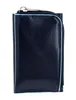 PIQUADRO Portafoglio compatto quadrato blu RFID Blu Notte Anteprima dell’immagine prodotto 4