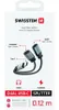Swissten, USB-C 2in1 Audio & Ladung Splitter Nylon, Schwarz Produktbild-Vorschau 6