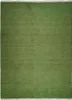 Tappeto in iuta e cotone con frange verde scuro 80x150 Anteprima dell’immagine prodotto 1