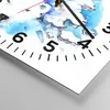 Wanduhr - Quadrat - Glasuhr - Bär Eis Winter Arktis - Produktbild-Vorschau 5