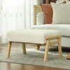 HOMCOM Sitzhocker Hocker mit weichem Sitzkissen Holzbeinen Produktbild-Vorschau 8