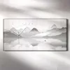 Dekor Leinwand Uhr Wandbilder Quarz 60x30 Malerei Abstrakte Produktbild-Vorschau 2