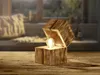 Lampada da tavolo Treasure in legno chiaro, 1xE14x10W, Anteprima dell’immagine prodotto 5