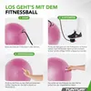 Tunturi Anti Burst Fitnessball mit Pumpe - Yoga-Ball 65 cm Produktbild-Vorschau 5