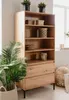 Calicosy - Scaffale alto con 2 cassetti - Effetto legno Anteprima dell’immagine prodotto 4