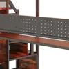 Flieks Etagenbett Metallbett 90x200cm mit Schreibtisch und Produktbild-Vorschau 6