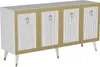 Skye Decor, Bare - Bílá, Zlatá, Skříně do obývacího pokoje, Náhled obrázku produktu 7
