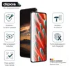 A marketing image showing two phone screen protectors with various feature icons and text. Produktbild-Vorschau