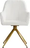 Homestyle4u Polsterstuhl drehbar 4er Set Stühle Bouclé Produktbild-Vorschau 5