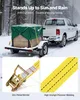 VEVOR Ratschen-Zurrgurte (4er-Pack), 5000 lb Bruchlast, Produktbild-Vorschau 4