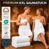 Komfortec Saunatuch 2er Set 100x200 cm XXL, 100% Baumwolle, Produktbild-Vorschau 2