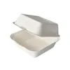 Papstar Hamburger Boxen aus Zuckerrohr weiß 14 x 15 x 8 cm Produktbild-Vorschau 7
