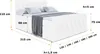 ALTDECOR Boxspringbett mit Matratze und Lattenrost  - Produktbild-Vorschau 5